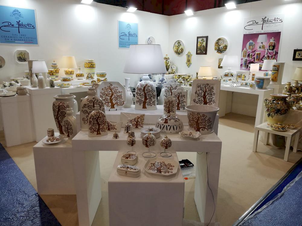 esposizione Fiera Vebo Napoli 2020 Ceramiche De Fabritiis