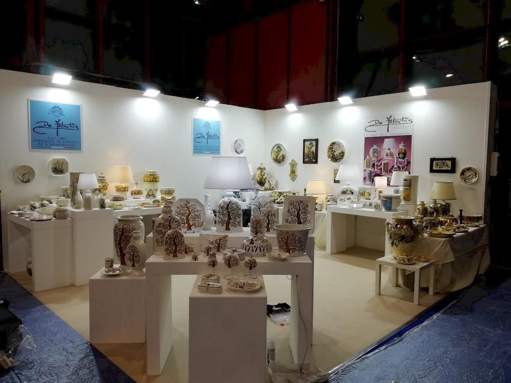 esposizione Fiera Vebo Napoli 2020 Ceramiche De Fabritiis